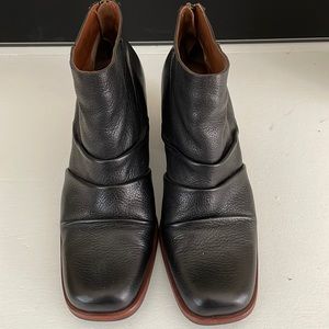 Kork-Ease Leather Ankle Boots